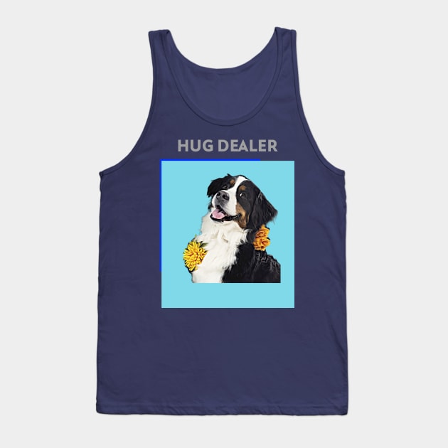 Hug Dealer (Border Collie) Tank Top by PersianFMts